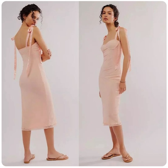 Free People Got Glam Mesh Slip - Picture 1 of 1